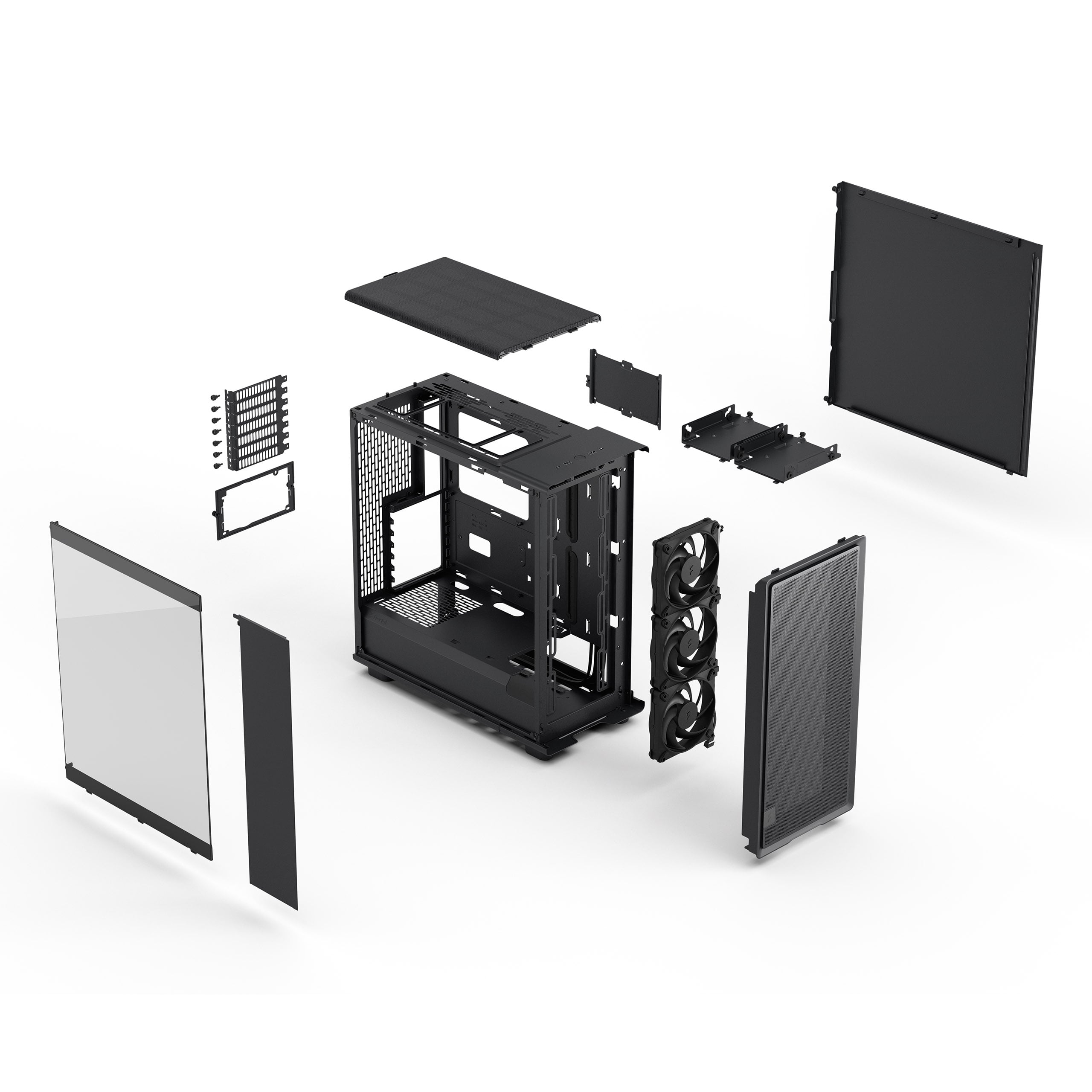 Корпус ПК без блока питания Fractal Design Epoch TG Light Black