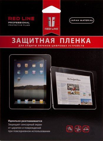 Пленка защитная для  универсальная 10.1", Google Nexus 10, Red Line (глянцевая)